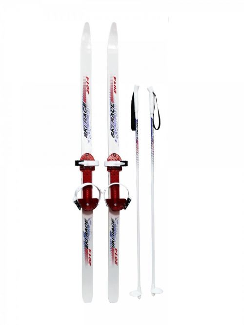 Лыжи подростковые 130/100см "Ski Race" с палками универсальное крепление 5234-00 Цикл 