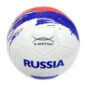 Мяч футбольный 56451 X-Match 1 слой PVC камера резина
