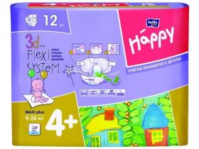Подгузники для детей марки Bella Baby Happy Maxi Plus