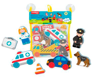 Набор игрушек для купания 70009549 Дорожный патруль