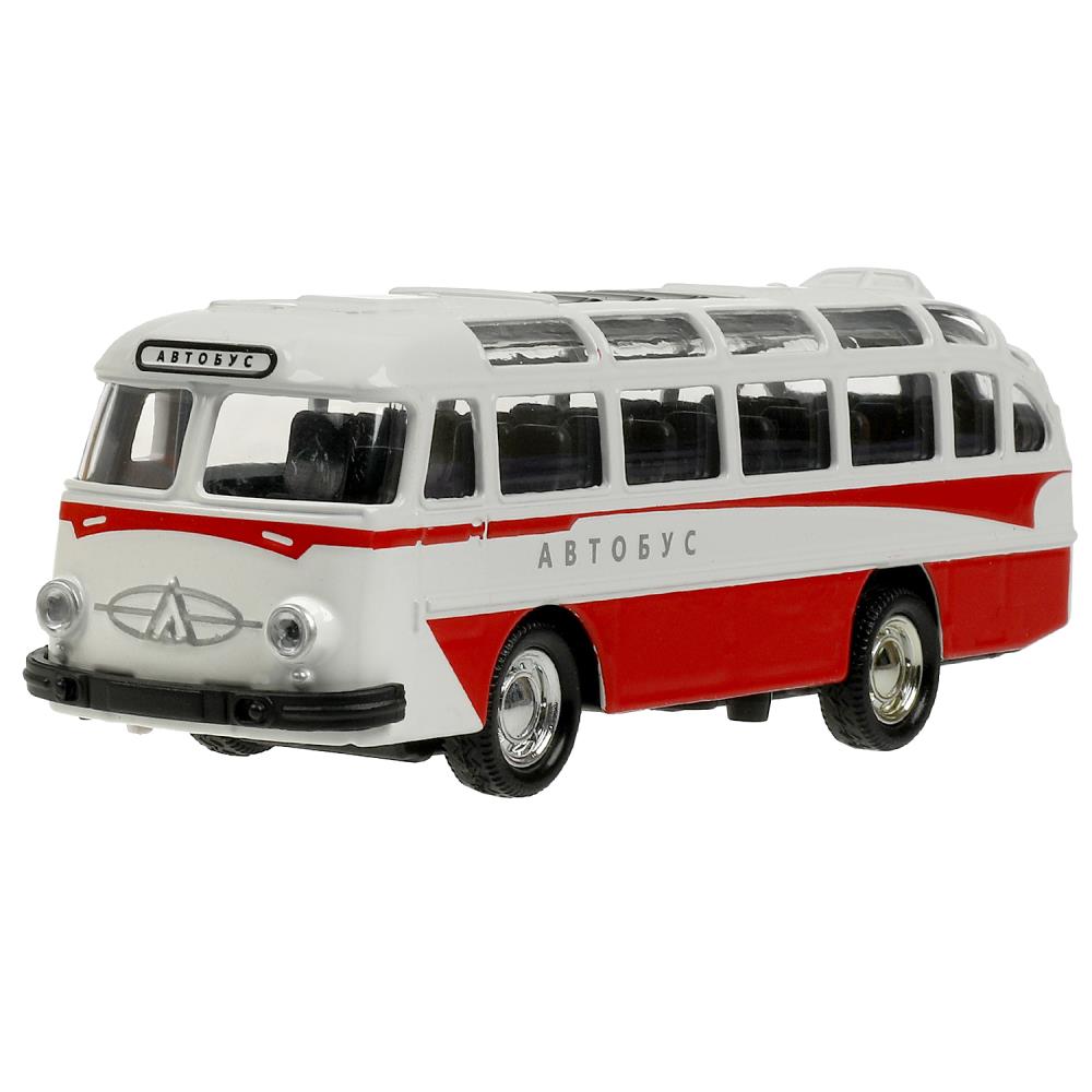 Машина LAZ695-15-RD Автобус металл 14,5см красный ТМ Технопарк