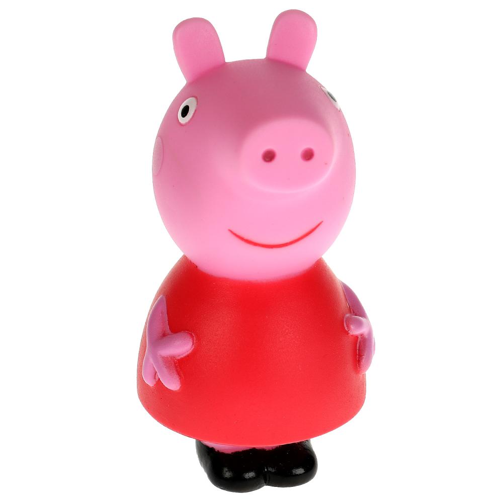 Игрушка для ванны PPG-01 Свинка Пеппа 10см в сетке ТМ Капитошка 339872