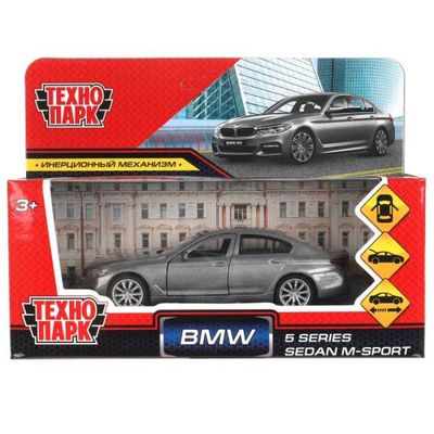 А/м 5ER-12-GY металл BMW 5-ER SEDAN M-SPORT 12см серый ТМ Технопарк 319648 - Екатеринбург 