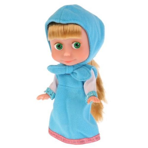Кукла 83030BD 15см "Маша" озвученная 3стиха и песенка в голубом платье с аксессуарами 265537 - Оренбург 