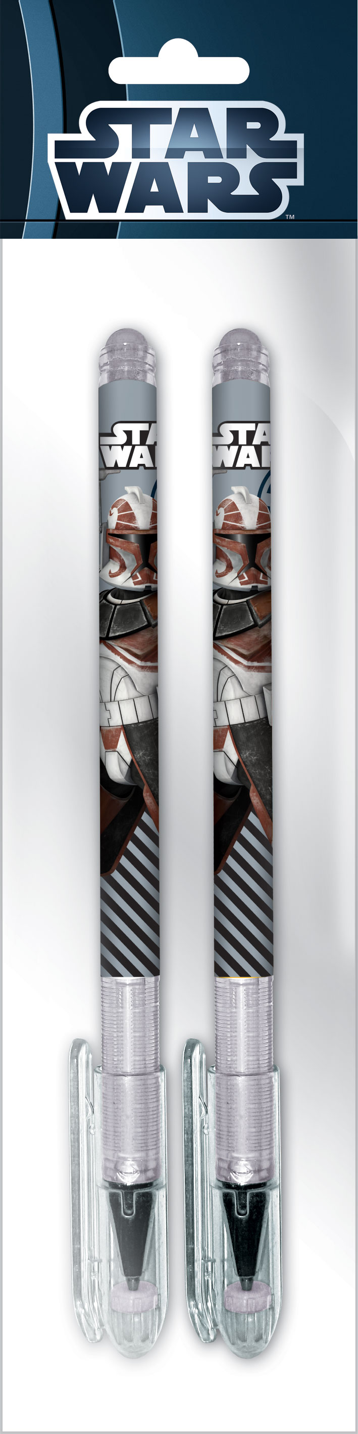 Набор ручек 2шт синие The Clone Wars - Елабуга 