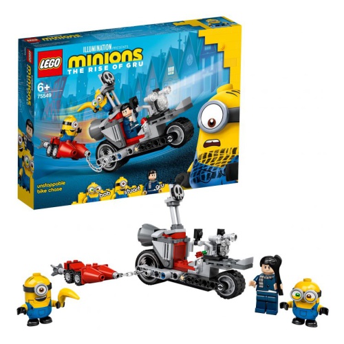 LEGO Minions 75549 Конструктор Миньоны Невероятная погоня на мотоцикле