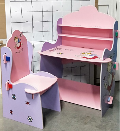 Стол со стульчиком 96886 розовый - Пенза 