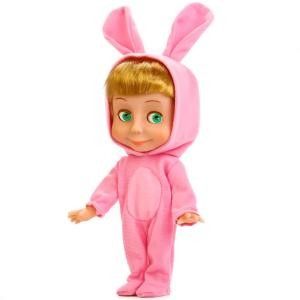 Кукла 83033EAS "Маша" в костюме зайца 25см на батарейках Карапуз