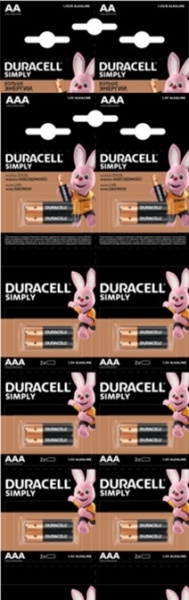 Батарейка Duracell Basic LR03 AAА 2x10BL  - Екатеринбург 