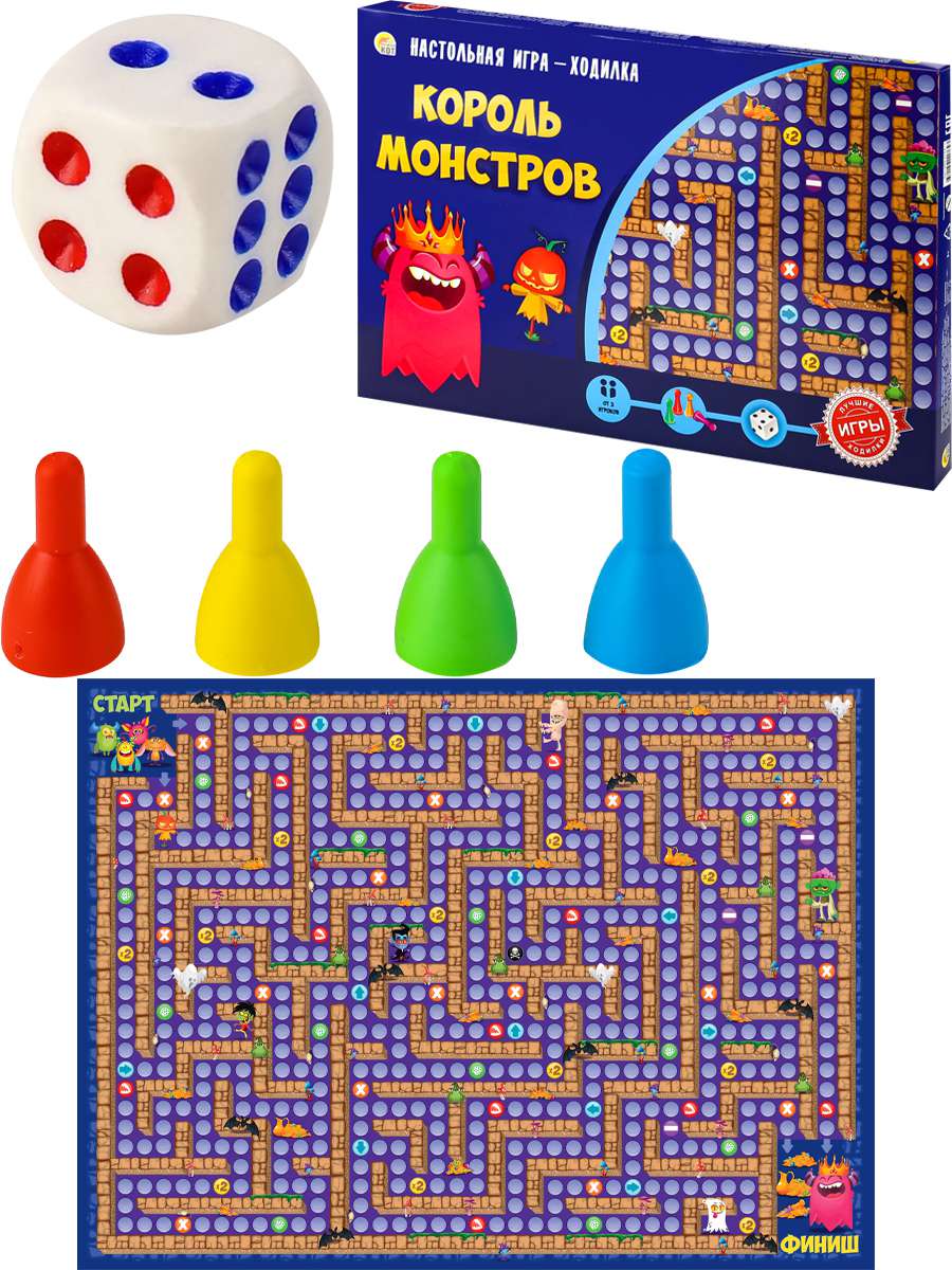 Игра-ходилка ИН-1764 Король Монстров Рыжий Кот - Пермь 