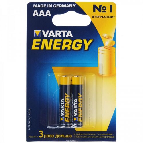 Батар VARTA ENERGY (промо) 4шт мизин ААА алкалин - Саратов 
