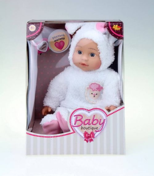 Кукла РТ-00964 Baby boutique 33см голубой костюмчик