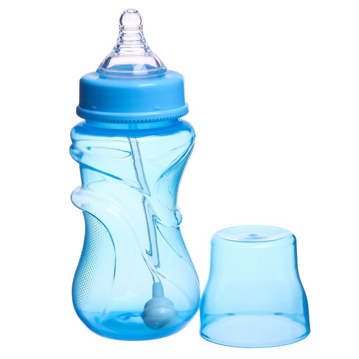 Бутылочка для кормления 300 мл 4770836 широкое горло цвет голубой - Елабуга 
