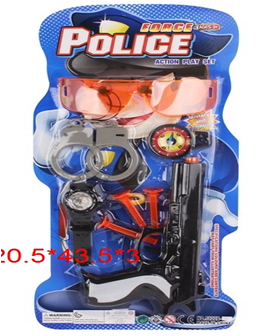 Набор полицейского 5822В-12 на блистере