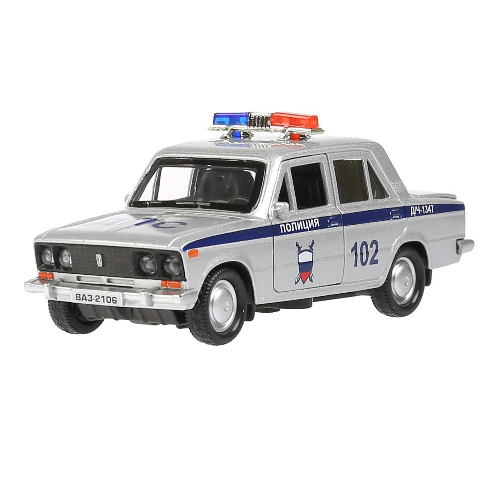 А/м 2106-12POL-SR Жигули ВАЗ-2106 Полиция металл ТМ Технопарк - Магнитогорск 