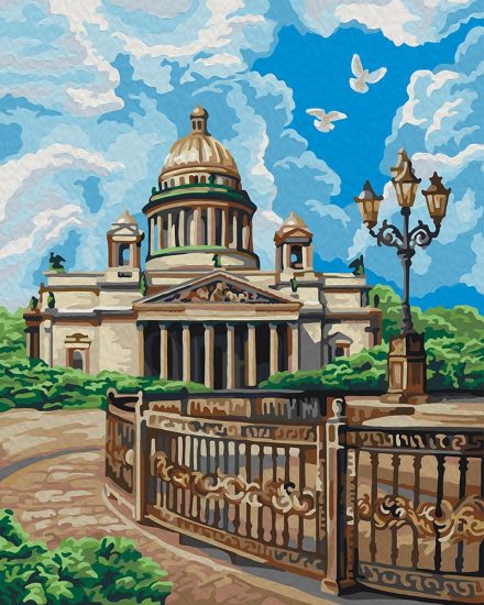 Картина "Исаакиевский собор" рисование по номерам 50*40см КН5040058 - Йошкар-Ола 