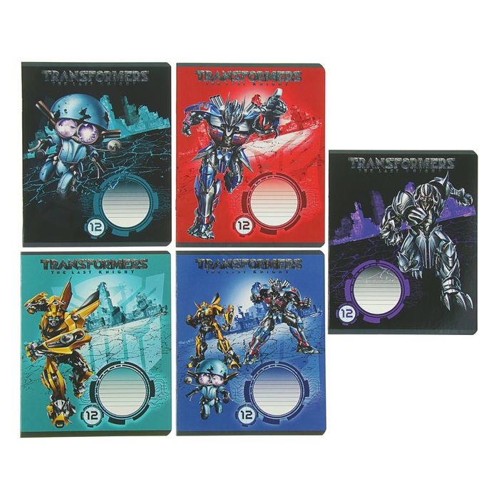 Тетрадь 12л клетка скрепка А5 TR151/5 Transformers Prime - Елабуга 