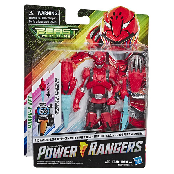 Power Rangers E6029 Красный Рейнджер с боевым ключом - Киров 
