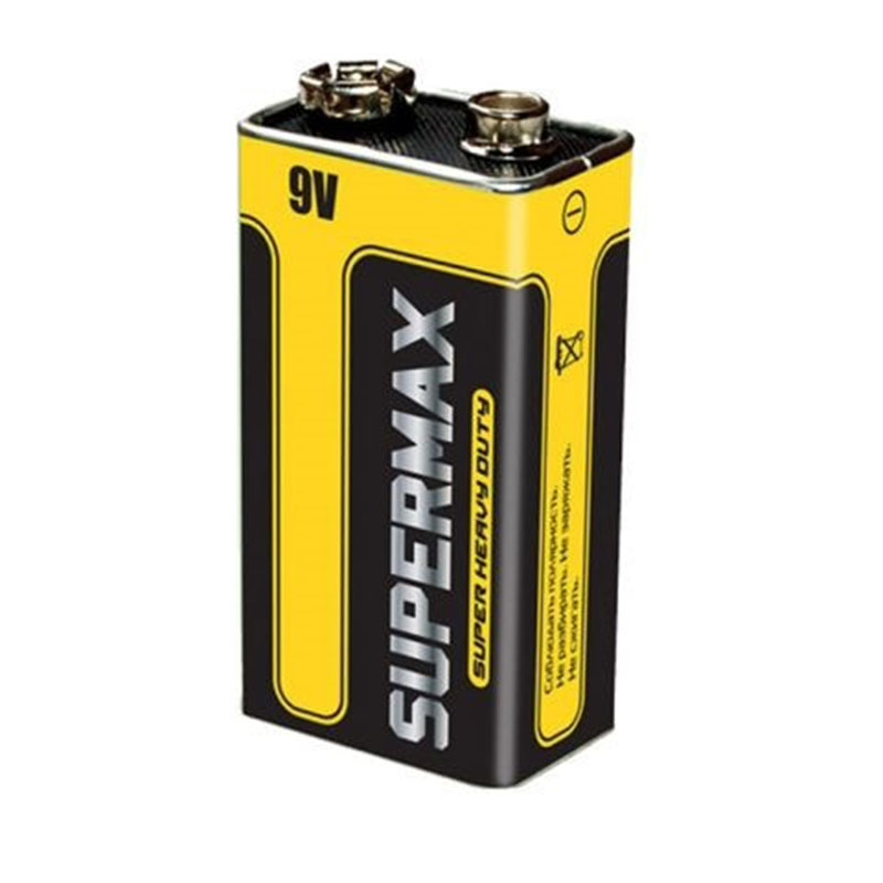 Батарейка Supermax 6F22 крона 1S SUP6F22 - Пермь 
