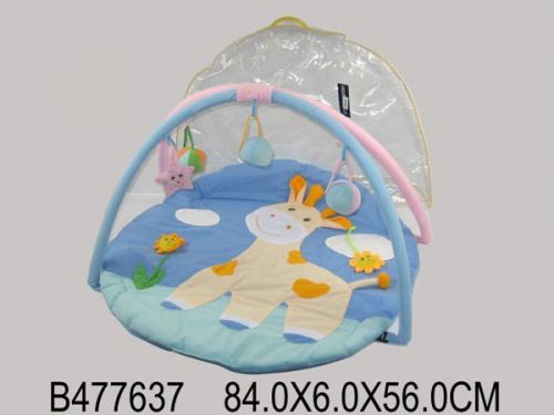Коврик 477637 детский игровой "Жирафик"с мягкими игрушками 110291 - Магнитогорск 