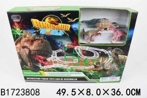 Автотрек 225-2А "Динозавры" в коробке 206579