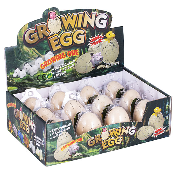 Growing One TAV041 Игрушка яйцо с животным, растущим в воде, малое (в ассортименте) - Тамбов 