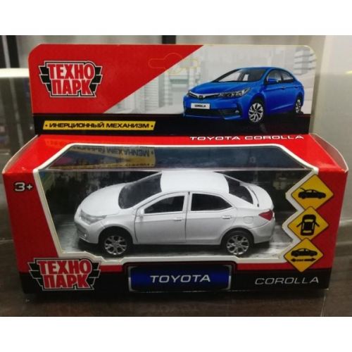А/М 268483 Toyota COROLLA длина 12см цвет белый COROLLA-WT технопарк - Йошкар-Ола 