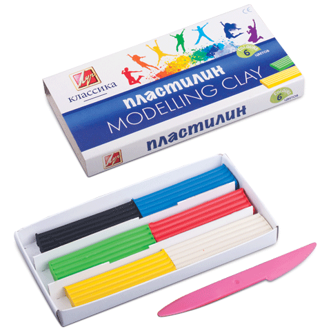 Пластилин 12с878-08 КЛАССИКА 6цв 120г 060415 Р - Пермь 