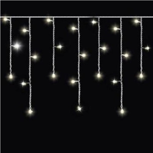 Электрическая гирлянда 027 Дождь белый свет LED длина 3м, высота 30см и 50см (дом) - Набережные Челны 