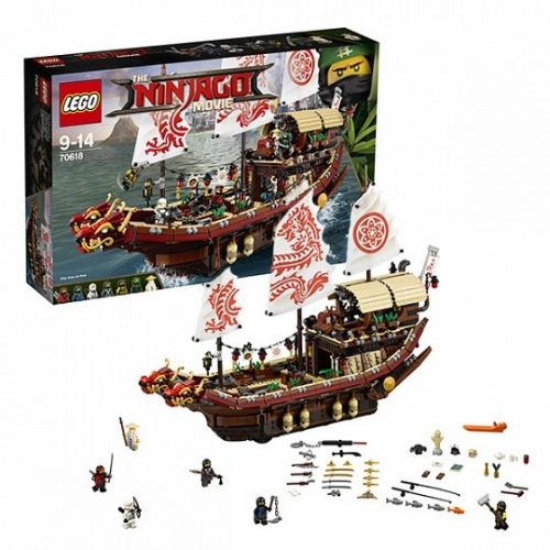 Lego Ninjago Конструктор 70618 Летающий корабль Мастера Ву - Уральск 