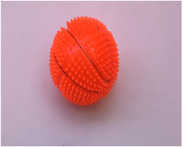 Мяч Z0318 "Ежик" д-6,5см со светом и звуком - Чебоксары 