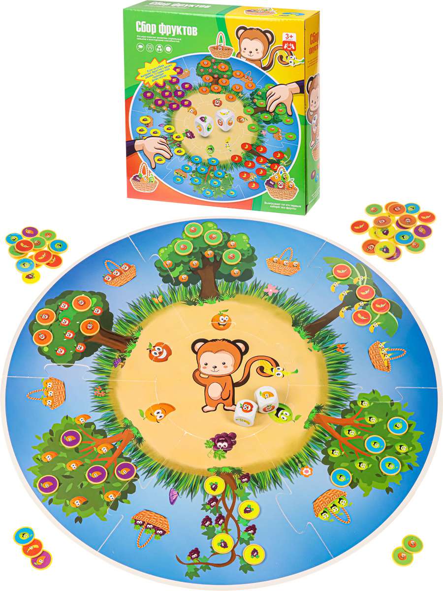 Игра Y25458046 Сбор фруктов 60 карточек Рыжий кот - Йошкар-Ола 
