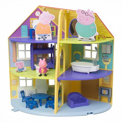 Игровой набор 33850 "Трехэтажный дом Пеппы" ТМ Peppa Pig Росмэн