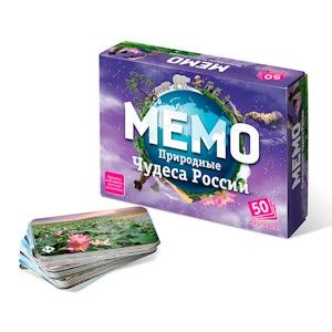 Игра 7203 "Природные чудеса России" 50 карточек нпи 212704 Р - Елабуга 