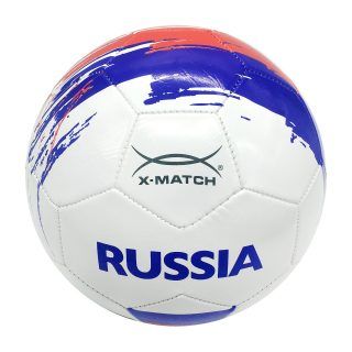 Мяч футбольный 56451 X-Match 1 слой PVC камера резина - Екатеринбург 
