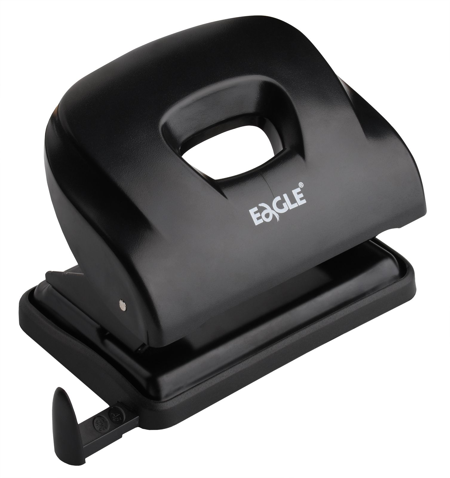 Дырокол  EAGLE OCEAN Р7122/black 25л металл линейка - Елабуга 