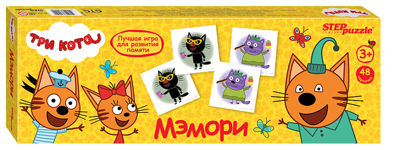 Игра 80210 Мэмори Три кота ТМ Степ пазл - Ульяновск 