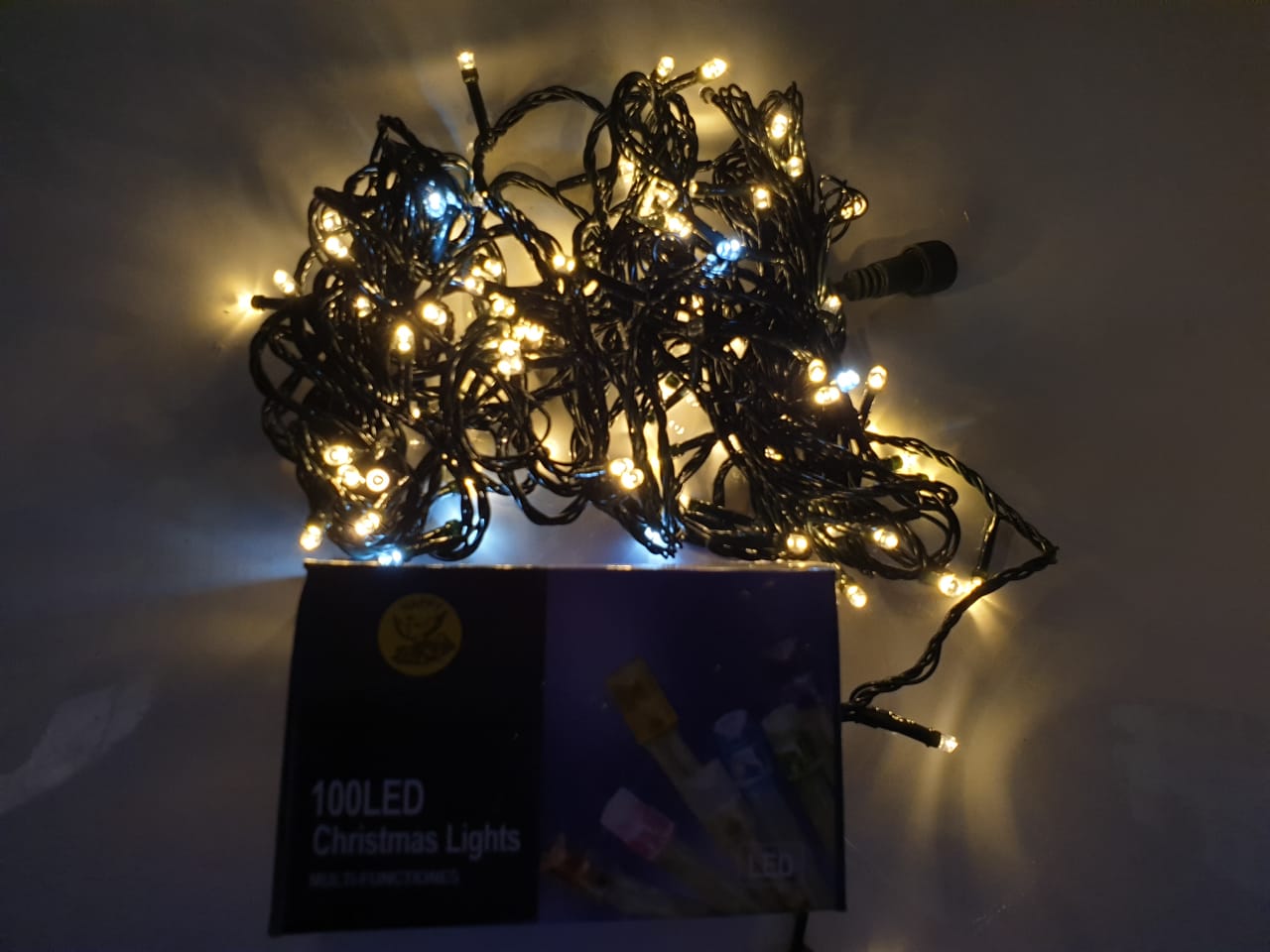 Электрическая гирлянда 009 желтый свет LED длина 10м дом/улица - Бугульма 