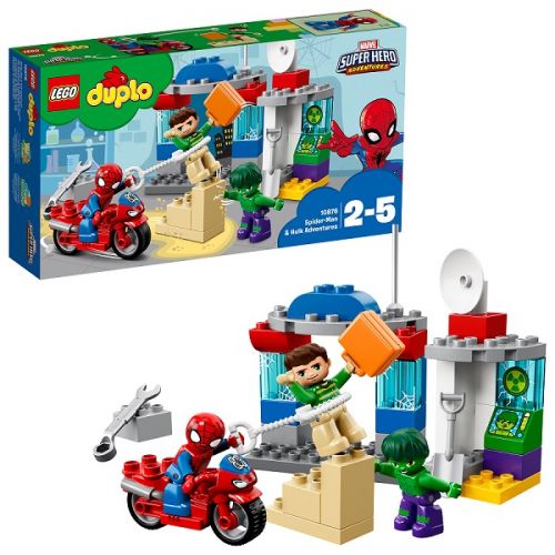 Lego Duplo 10876 Супер Герои: Приключения Человека-паука и Халка - Челябинск 