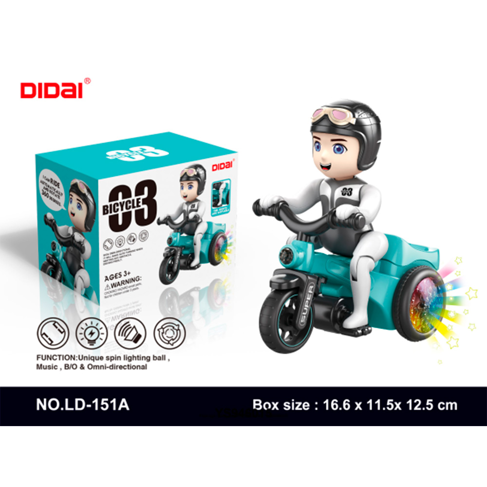 Игрушка LD-151A Велосипедист на батарейках FCJ946015 - Магнитогорск 