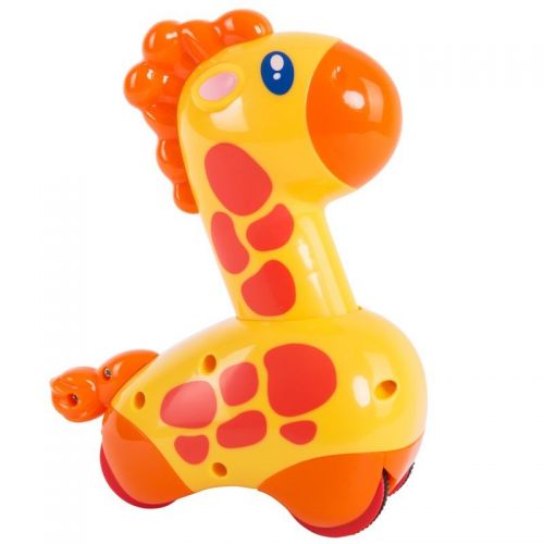 Игрушка 4298 Жираф сария "Нажми и поедет" сафари Happy Kid Toy - Магнитогорск 