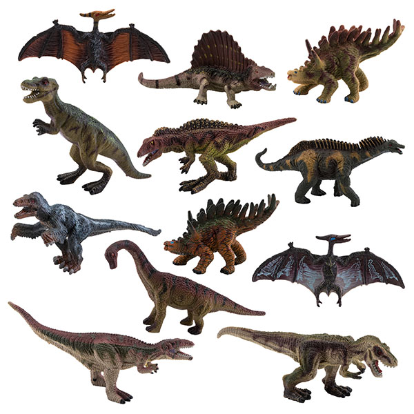 Игрики ZOO TAV011 Фигурка Динозавр малая, 12 видов (в ассортименте)