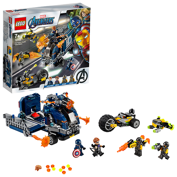 LEGO Super Heroes 76143 Конструктор Супер Герои Мстители: Нападение на грузовик - Набережные Челны 