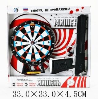 Набор XZ-H34+ мишень пистолет лаз тир свет мелодия озвучен 624694 ни - Тамбов 