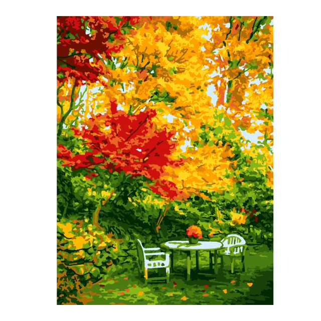 Раскраска по номерам Ркн/ф-215 Осенний парк Лори - Оренбург 
