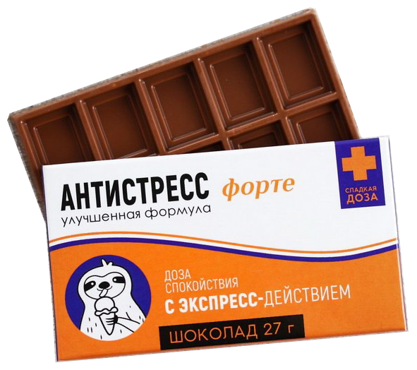 Шоколад 3516025 Антистресс форте 27гр - Пенза 