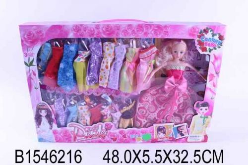 Кукла L1022-5 32см с аксессуарами в коробке - Нижнекамск 