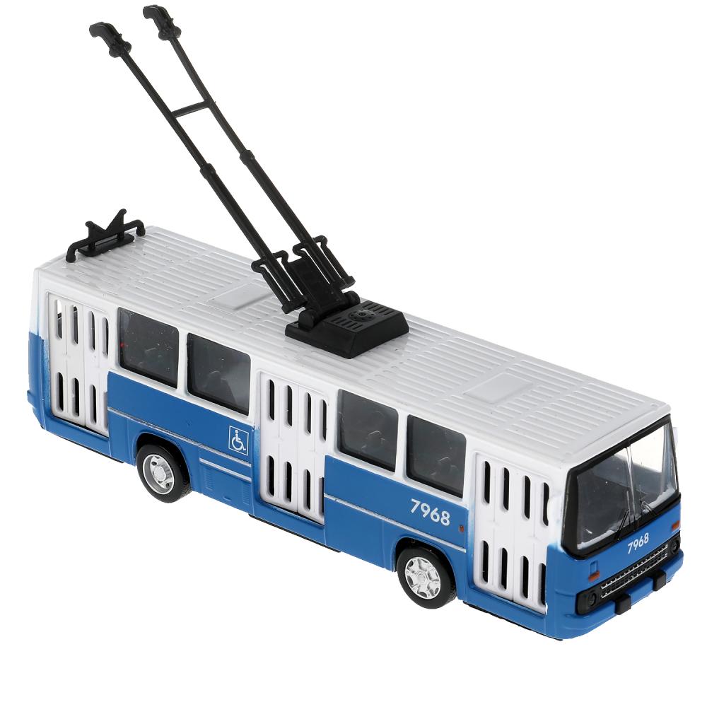 Машина IKATROLL-17-BUWH Троллейбус металл 17см инерция синий ТМ Технопарк 306254 - Санкт-Петербург 