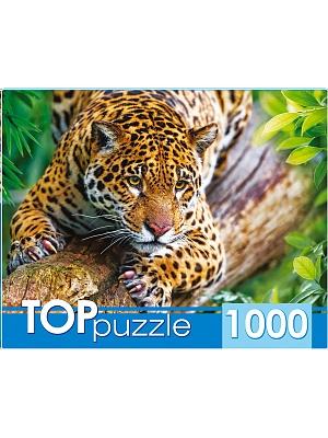 Пазлы 1000эл Грациозный леопард на дереве ШТТП1000-4305 Рыжий кот - Бугульма 