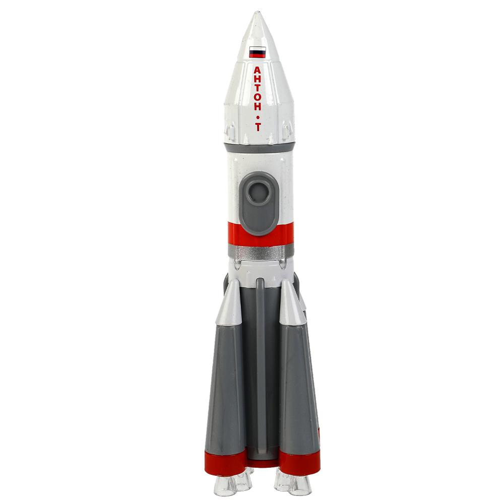 Машина ROCKET-18SL-WHGY металл Ракета высота 18см бело-серый ТМ Технопарк 326441 - Ижевск 